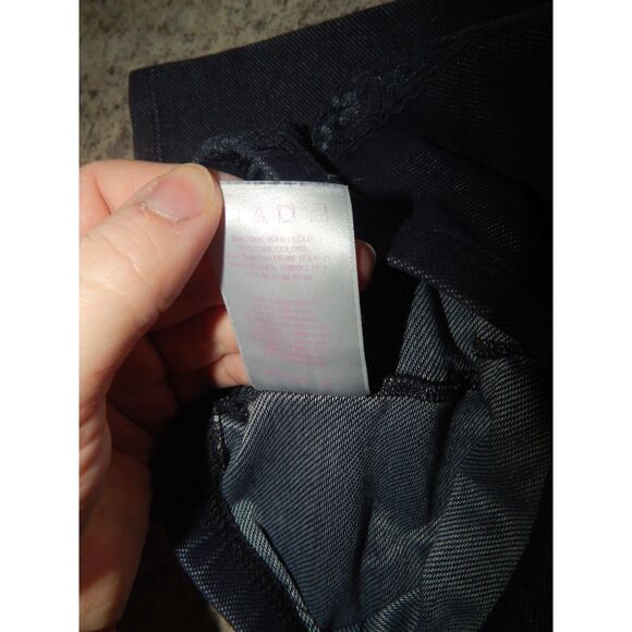 2pc toddler girls 3T leggings bundle pink & gray chevron and blue with side lace - Picture 10 of 11